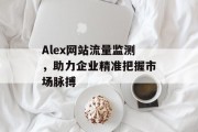 Alex网站流量监测，助力企业精准把握市场脉搏