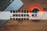 苹果软件流量查询网站，洞察应用市场，助力开发者精准布局