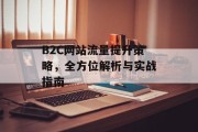B2C网站流量提升策略，全方位解析与实战指南