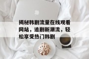 揭秘韩剧流量在线观看网站，追剧新潮流，轻松享受热门韩剧