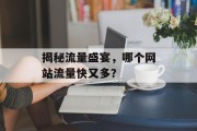 揭秘流量盛宴，哪个网站流量快又多？