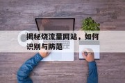 揭秘烧流量网站，如何识别与防范