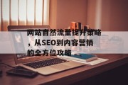 网站自然流量提升策略，从SEO到内容营销的全方位攻略