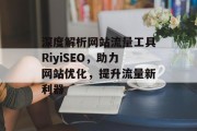 深度解析网站流量工具RiyiSEO，助力网站优化，提升流量新利器