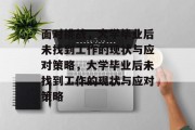 面对挑战，大学毕业后未找到工作的现状与应对策略，大学毕业后未找到工作的现状与应对策略