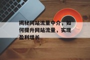 揭秘网站流量中介，如何提升网站流量，实现盈利增长