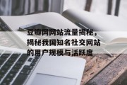 豆瓣网网站流量揭秘，揭秘我国知名社交网站的用户规模与活跃度