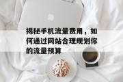 揭秘手机流量费用，如何通过网站合理规划你的流量预算