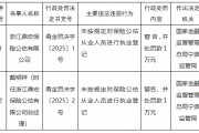 浙江鼎宏保险公估公司被罚1万元：未按规定对保险公估从业人员进行执业登记
