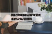 揭秘流氓网站骗流量的手段及防范措施