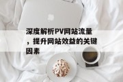 深度解析PV网站流量，提升网站效益的关键因素