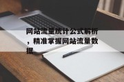 网站流量统计公式解析，精准掌握网站流量数据