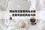 揭秘用流量看网站会被，流量背后的风险与防范
