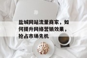 盐城网站流量商家，如何提升网络营销效果，抢占市场先机