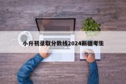 小升初录取分数线2024新疆考生