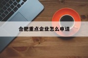 合肥重点企业怎么申请