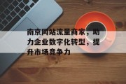 南京网站流量商家，助力企业数字化转型，提升市场竞争力