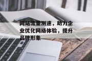 网站流量测速，助力企业优化网络体验，提升品牌形象