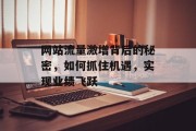网站流量激增背后的秘密，如何抓住机遇，实现业绩飞跃