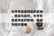 大学毕业后待业的影响，挑战与应对，大学毕业后待业的影响、挑战与应对策略