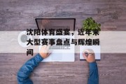 沈阳体育盛宴，近年来大型赛事盘点与辉煌瞬间
