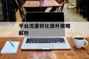 平台流量转化提升策略解析