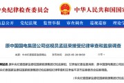 原中国国电集团公司巡视员孟廷荣，被查！
