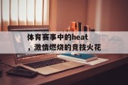 体育赛事中的heat，激情燃烧的竞技火花