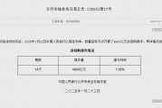 央行进行4800亿元14天期逆回购操作