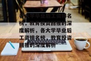 各大学毕业后工资排名榜，教育投资回报的深度解析，各大学毕业后工资排名榜，教育投资回报的深度解析