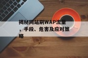 揭秘网站刷WAP流量，手段、危害及应对策略
