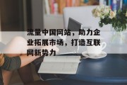 流量中国网站，助力企业拓展市场，打造互联网新势力