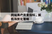 网站用户流量指标，解析与优化策略