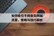 如何吸引不同类型网站流量，策略与技巧解析