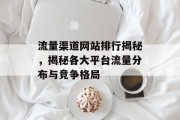 流量渠道网站排行揭秘，揭秘各大平台流量分布与竞争格局