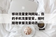 移动流量查询网站，你的手机流量管家，随时随地掌握流量动态
