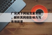 广贸天下网站流量分析，解析其网络影响力与市场前景