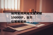 如何实现网站流量突破10000IP，全方位策略解析
