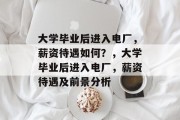 大学毕业后进入电厂，薪资待遇如何？，大学毕业后进入电厂，薪资待遇及前景分析