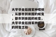 大学毕业后回家种樱桃，从都市到田园的蜕变，都市到田园的蜕变，大学毕业后回家种樱桃的转变之旅