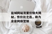 盐城网站流量价格大揭秘，性价比之选，助力企业网络营销