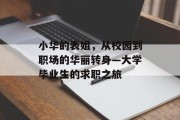 小华的表姐，从校园到职场的华丽转身—大学毕业生的求职之旅
