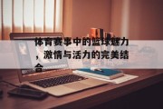 体育赛事中的篮球魅力，激情与活力的完美结合