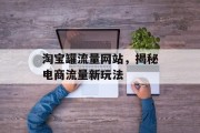 淘宝罐流量网站，揭秘电商流量新玩法