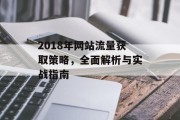 2018年网站流量获取策略，全面解析与实战指南