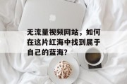无流量视频网站，如何在这片红海中找到属于自己的蓝海？