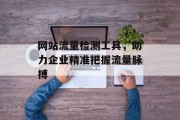 网站流量检测工具，助力企业精准把握流量脉搏