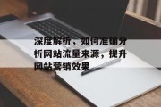 深度解析，如何准确分析网站流量来源，提升网站营销效果