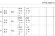 年薪仅9.52万！泸州老窖董事钱旭离职
