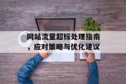 网站流量超标处理指南，应对策略与优化建议